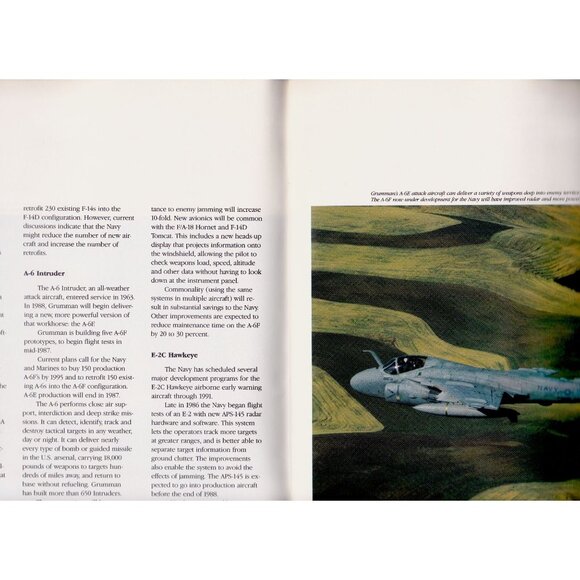 🛩️ Grumman Annual Report 1986 | 57th Edition | Aerospace Cold War Era - Picture 4 of 8
